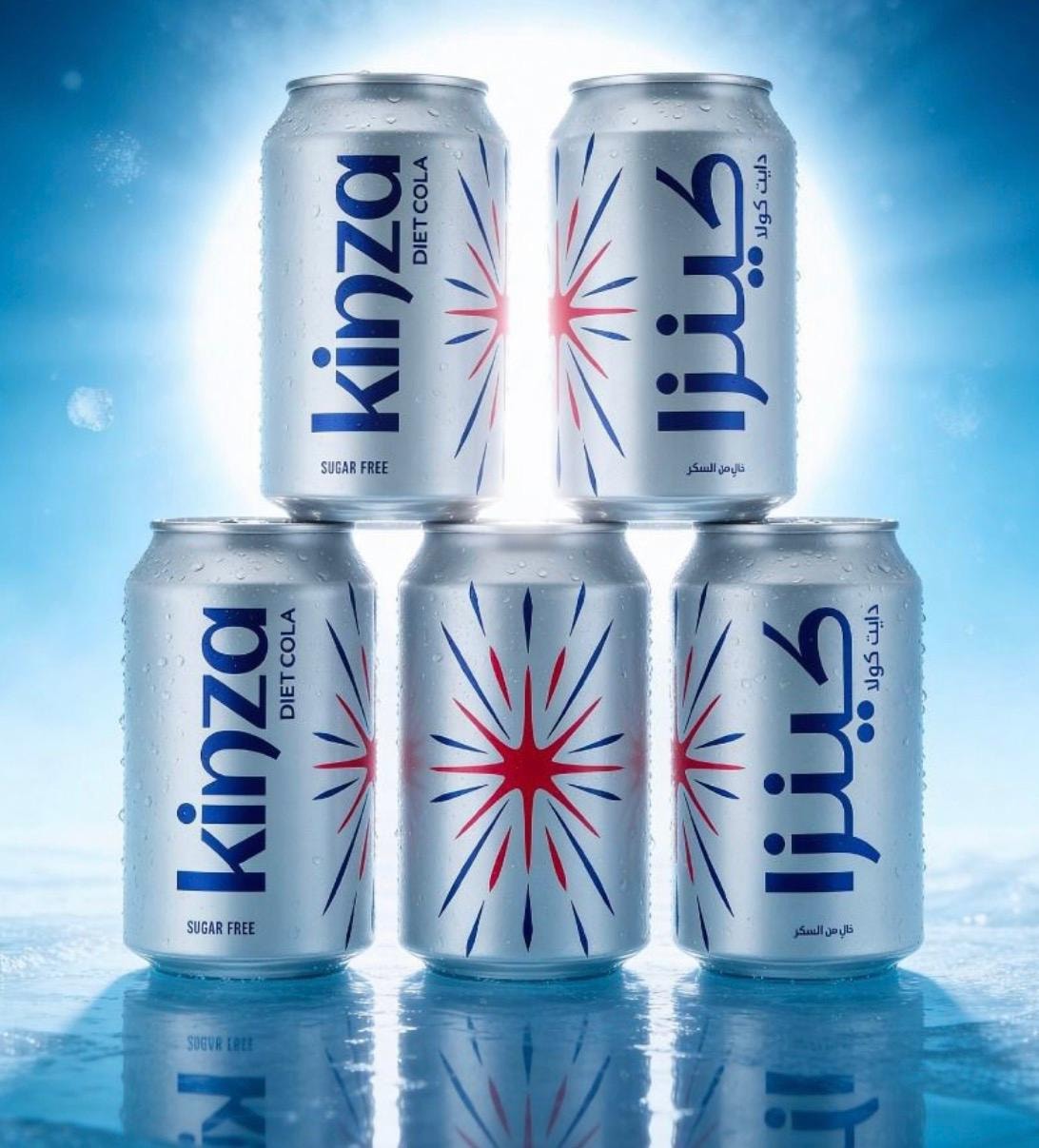 Kinza Cola Diet 30x250ml + Carton 330x20 FREE
